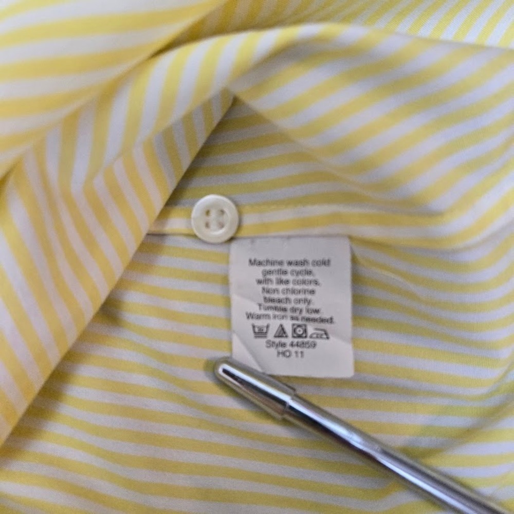 J. Crew Haberdashery Cotton Lycra Stretch Button Up Shirt Womens Sz TM - Picture 5 of 8